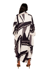 Drapy Shirt Maxi Dress