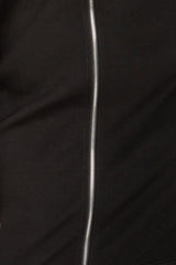 Off Shoulder Zip-up Sweater Dress