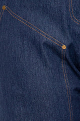 Buxom Couture Curvy Plus Size Denim Carpenter Jogger Pants