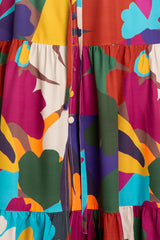 Floral Smocked Off Shoulder Dress