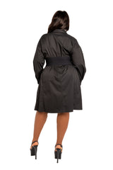 Cinch Waist Belt Shirt Dress