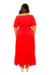 Smocked Top and Skirt Set