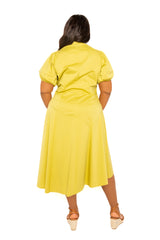 Asymmetrical Ruffle Shirt Dress