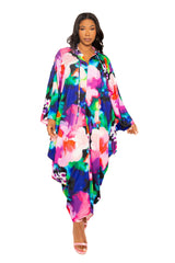 Print Tunic Maxi Dress