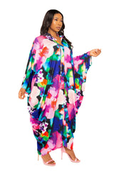 Print Tunic Maxi Dress
