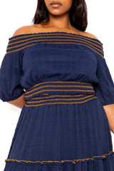 Smocking Top and Skirt Set