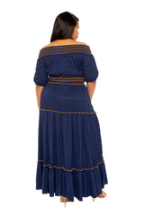 Smocking Top and Skirt Set