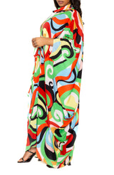 Print Tunic Maxi Dress