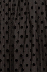 Off Shoulder Polka Dot Dress