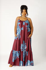 Floral Voluminous Maxi Dress