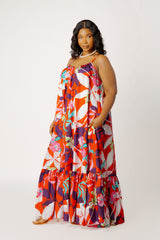 Floral Voluminous Maxi Dress