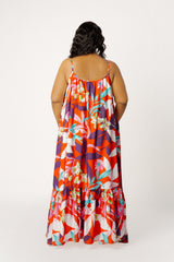 Floral Voluminous Maxi Dress