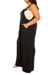Wide Leg Linen Jumpsuit