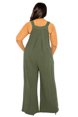 Wide Leg Linen Jumpsuit