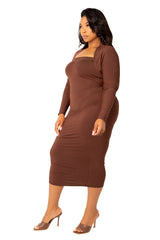 Modal Tube Dress and Shrug Set