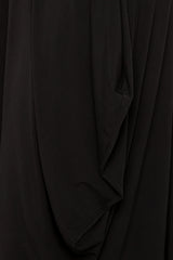 Buxom Couture Curvy Women Plus Size Cascade Bubble Hem Cardigan Black