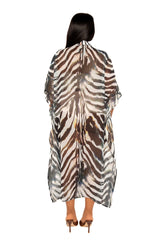 Print Shirtdress Coverup