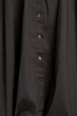 Bubble Hem High Low Shirt Dress