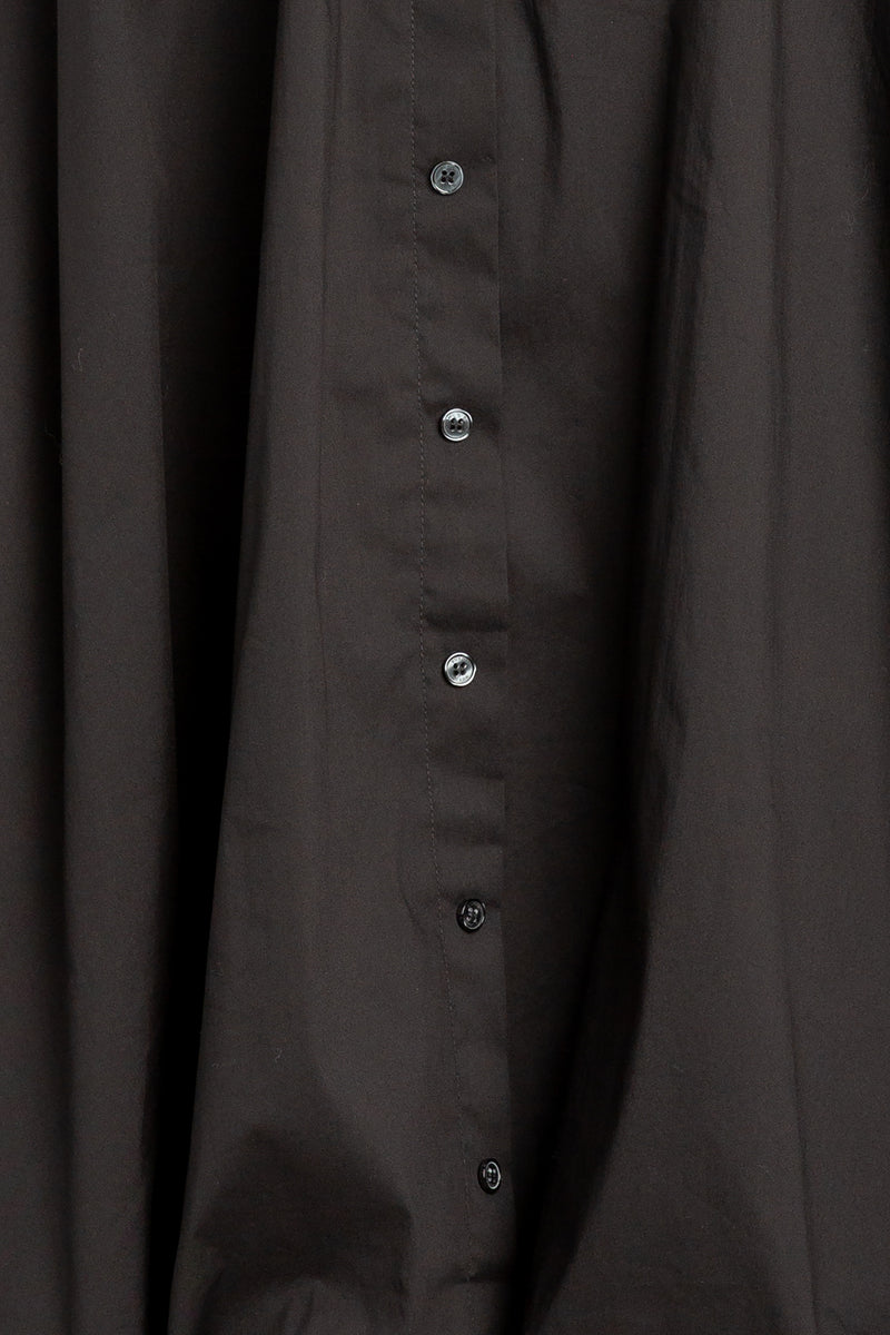 Bubble Hem High Low Shirt Dress