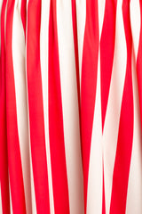 Buxom Couture Curvy Women Plus Size Stripe Halter Neck Maxi Dress Red Stripe