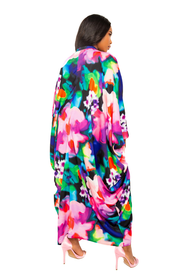Print Tunic Maxi Dress