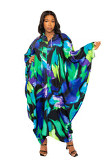 Print Tunic Maxi Dress