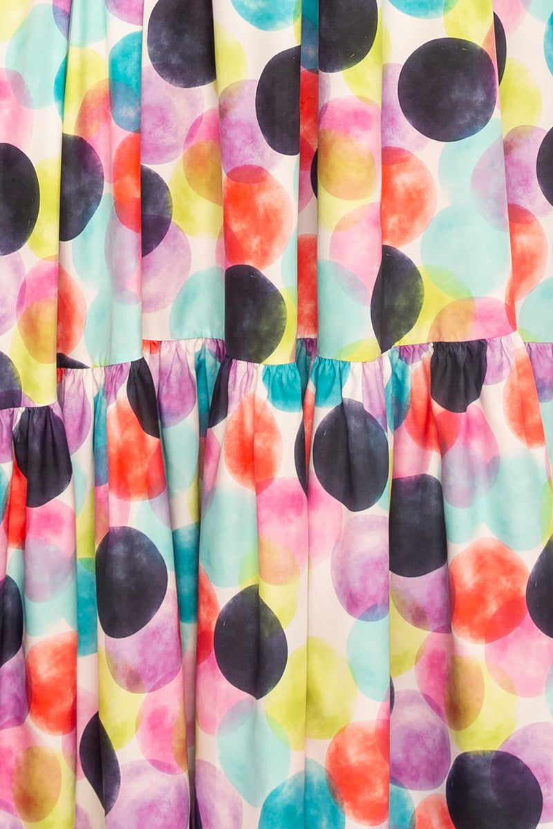 Polka Dot Voluminous Maxi Dress Buxom Couture Polka Dot Voluminous Maxi Dress Buxom Couture