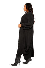 Drapy Shirt Maxi Dress