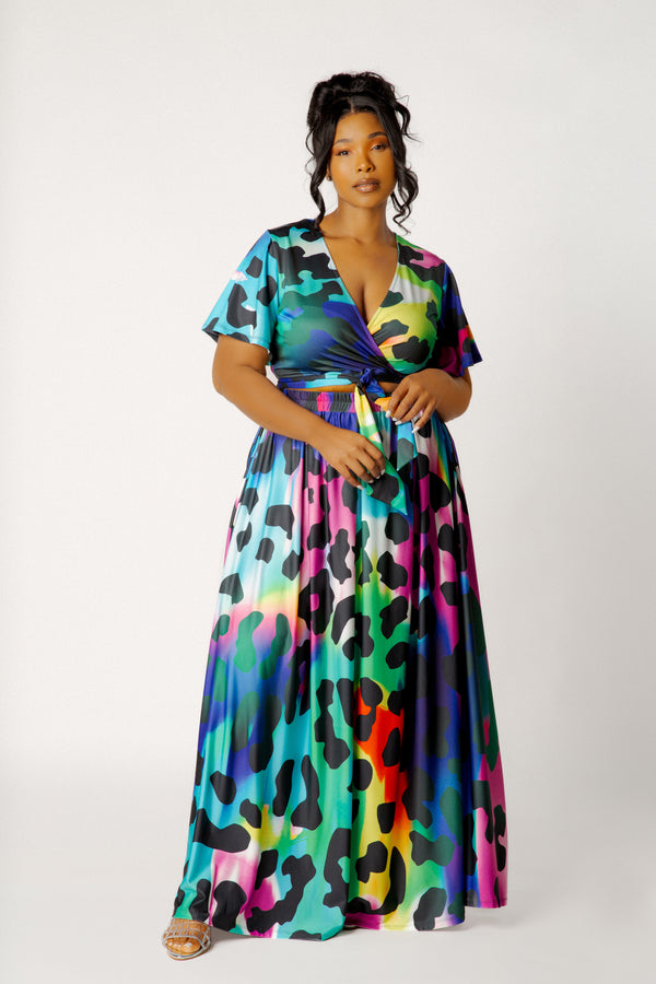 a line dress for curvy women Plus Size Twist Front A-Line Midi Its also got two big pockets Elegant Plus Size Women's Fashion