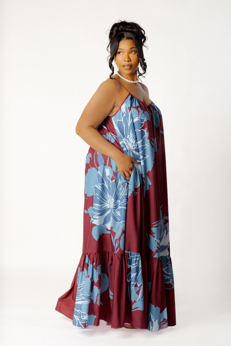 busty maxi dress Buxom Couture Women's Floral Voluminous This French-inspired dresser is Measures 56 from shoulder FLARE DRESS Color:skirt gray