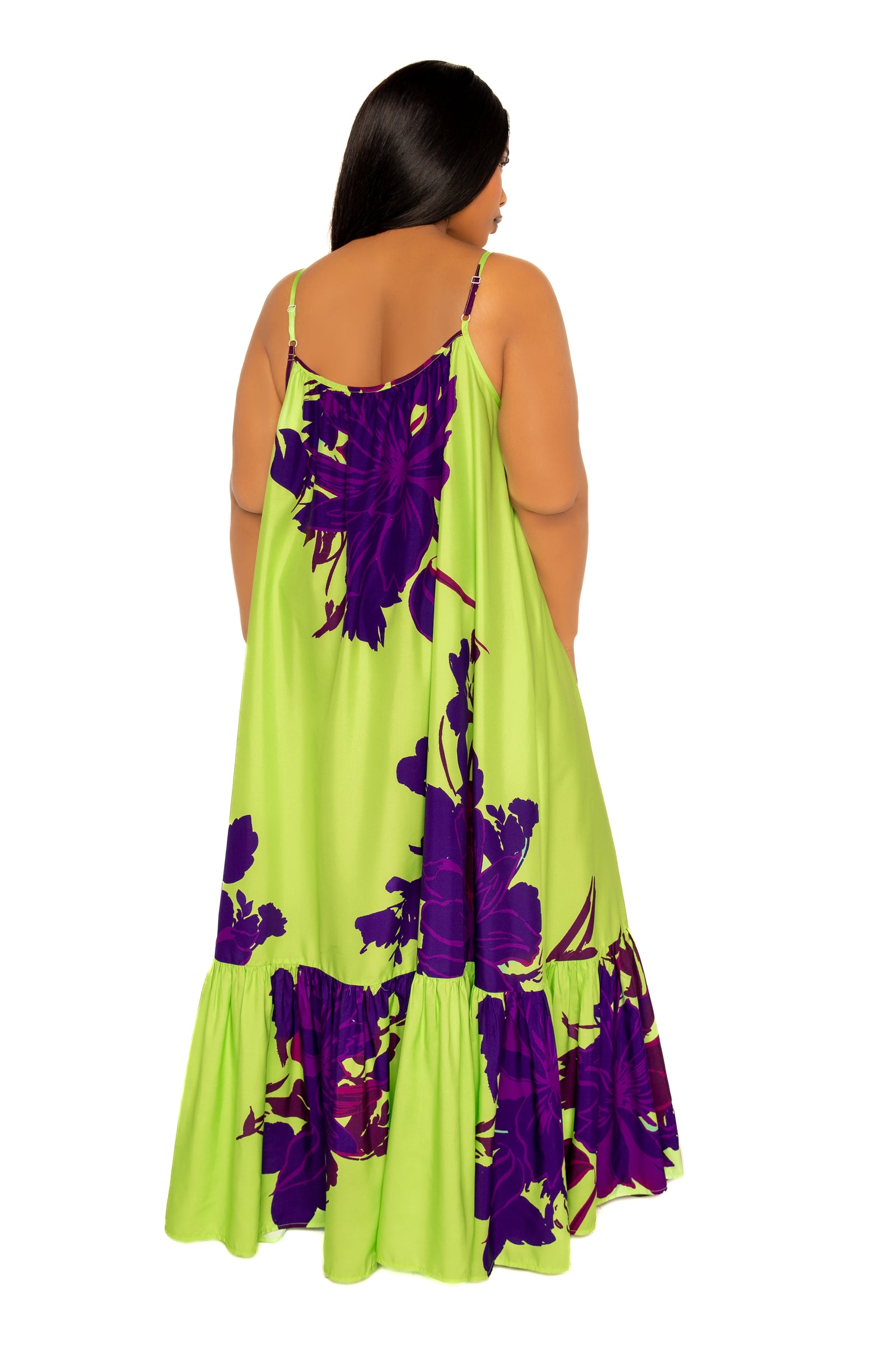 busty maxi dress Buxom Couture Women's Floral Voluminous Maxi Dress