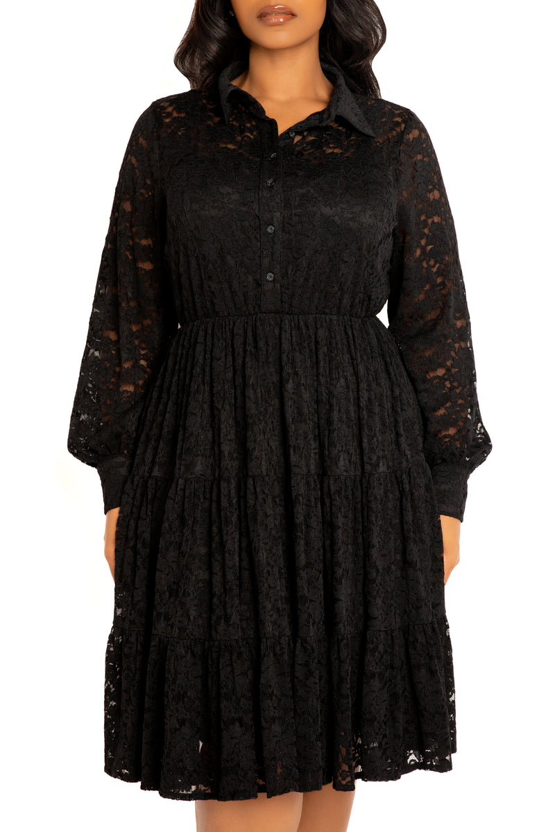 lace shirt dress with sleeves Floor Length Lace Shirt Dress, Occassion Tissue Lace Outfit, Casual African Work Tunic, Trent Wedding Guest Maxi, Minimalist Church Gown