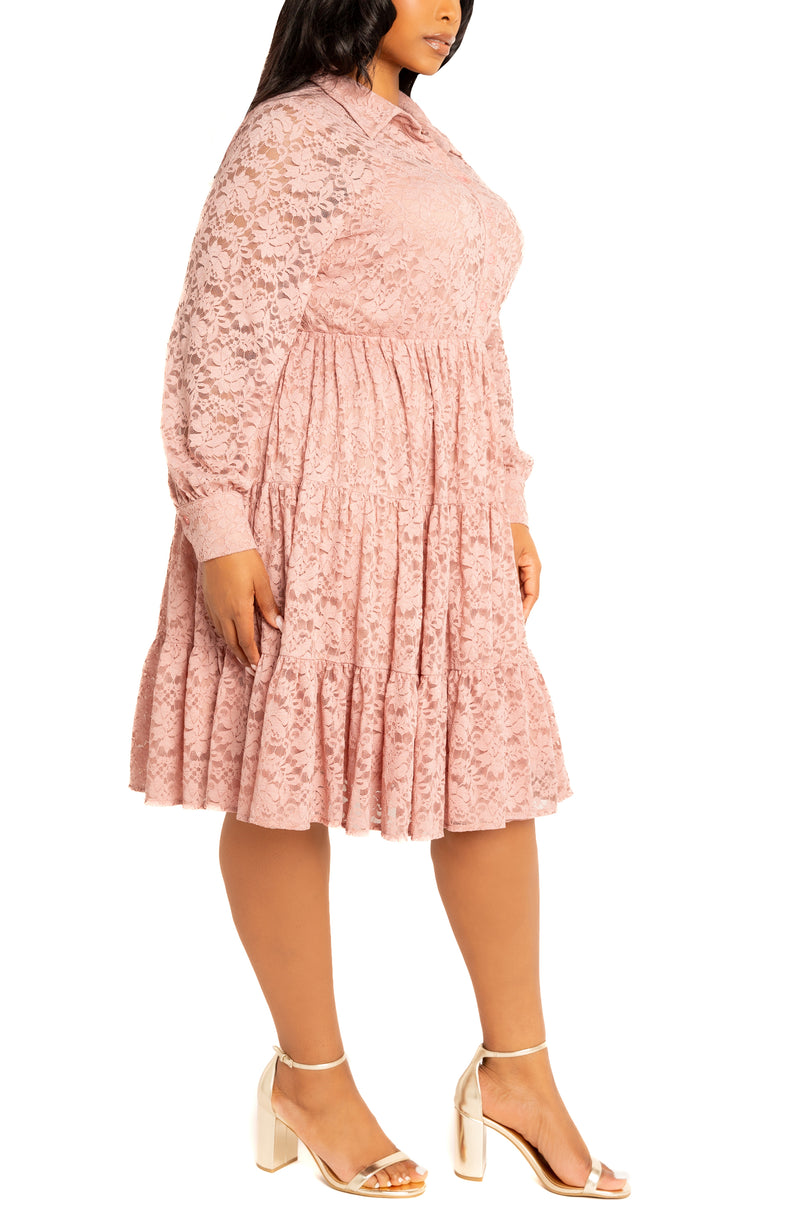 nordstrom lace dress [Nordstrom] Long Sleeve Tiered Shirt 500+ reviews Pants length type:32 A grosgrain ribbon belt Bonnie Baby Dresses |