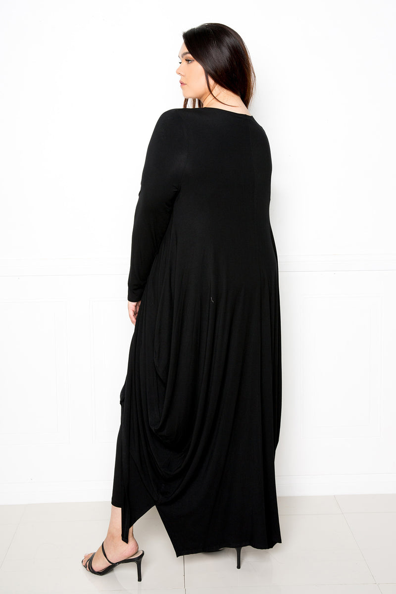 buxom couture curvy women plus size tube dress cardigan matching set supersoft premium modal black