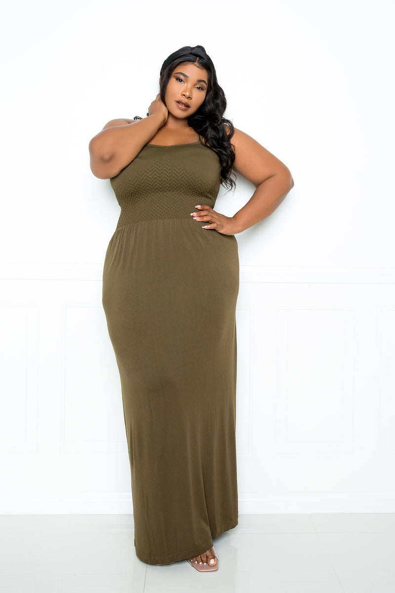 Buxom Couture Seamless Cami Dress - Green - ONE SIZE ONLY Buxom Couture Seamless Cami Dress - Green - ONE SIZE ONLY