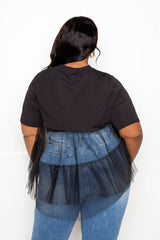 Tulle Back T-shirt